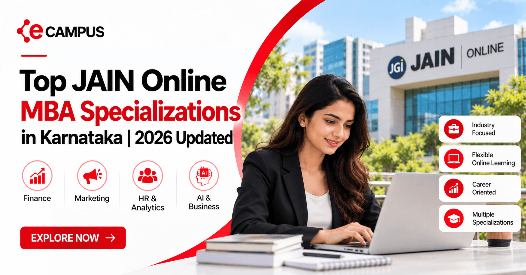 Top JAIN Online MBA Specializations in Karnataka | 2026 Updated
