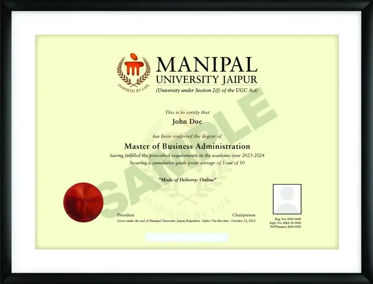 Manipal Certificate