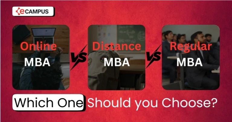 Online MBA, Distance MBA, and Regular MBA?