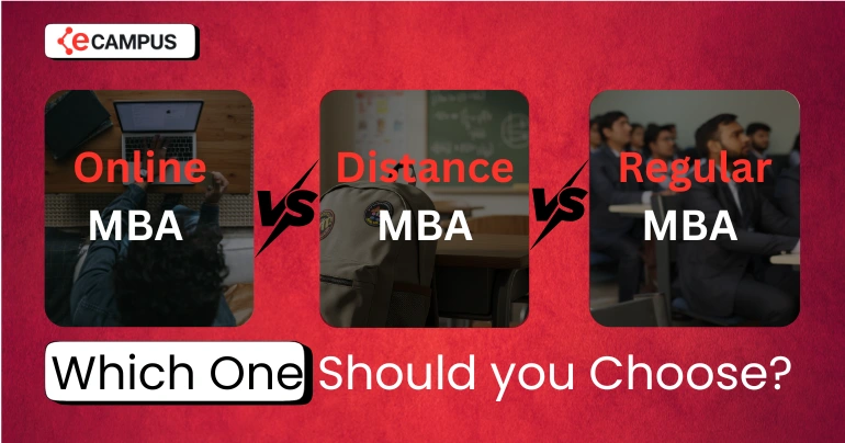 Online MBA, Distance MBA, and Regular MBA?