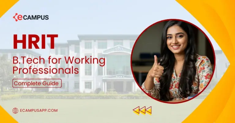 HRIT B.Tech for Working Professionals 2026
