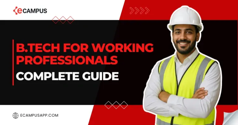 B.Tech for Working Professionals