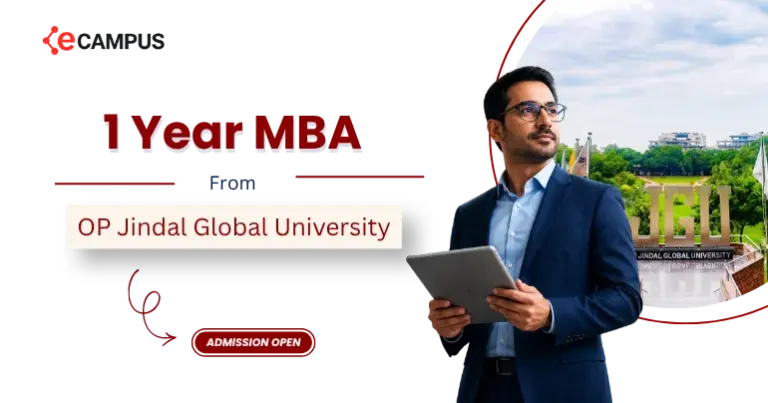 OP Jindal Online MBA | 1 Year MBA Program